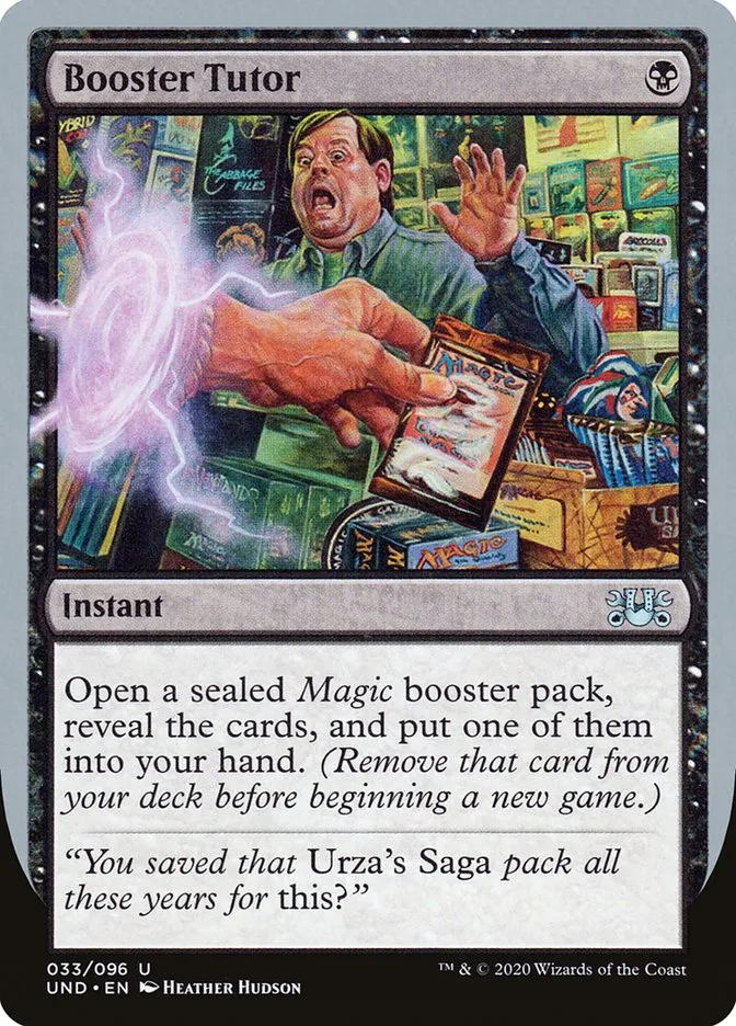 2020 Unsanctioned Booster Tutor #33 uncommon card image
