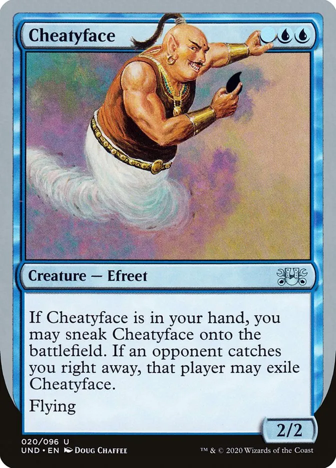 2020 Unsanctioned Cheatyface uncommon #20 uncommon card image