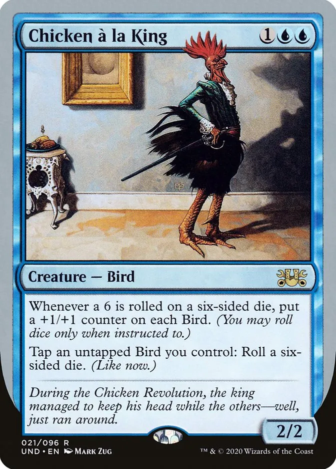 2020 Unsanctioned Chicken à la King #21 rare card image