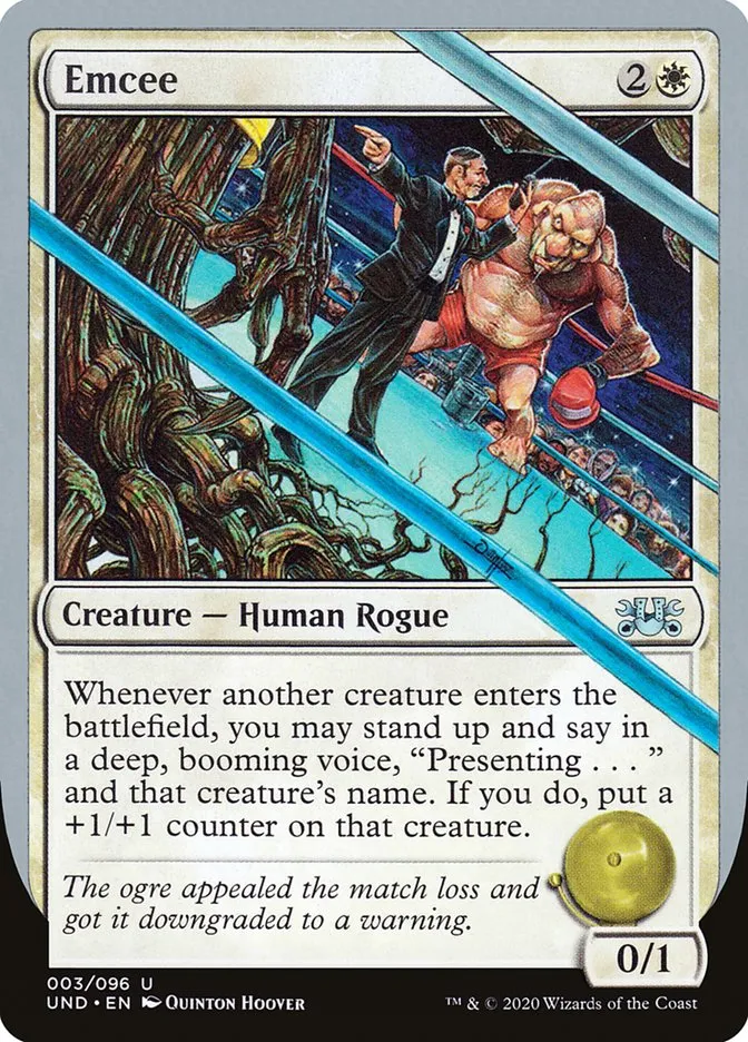 2020 Unsanctioned Emcee uncommon #3 uncommon card image