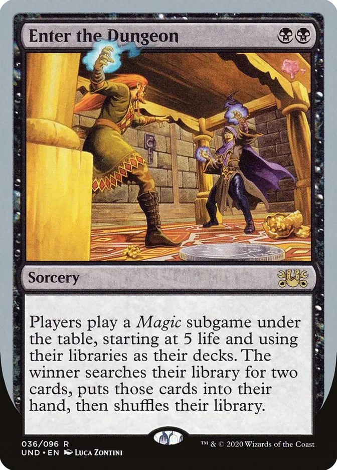 2020 Unsanctioned Enter the Dungeon #36 rare card image