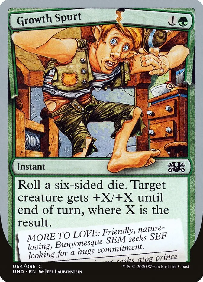 2020 Unsanctioned Growth Spurt common #64 common card image