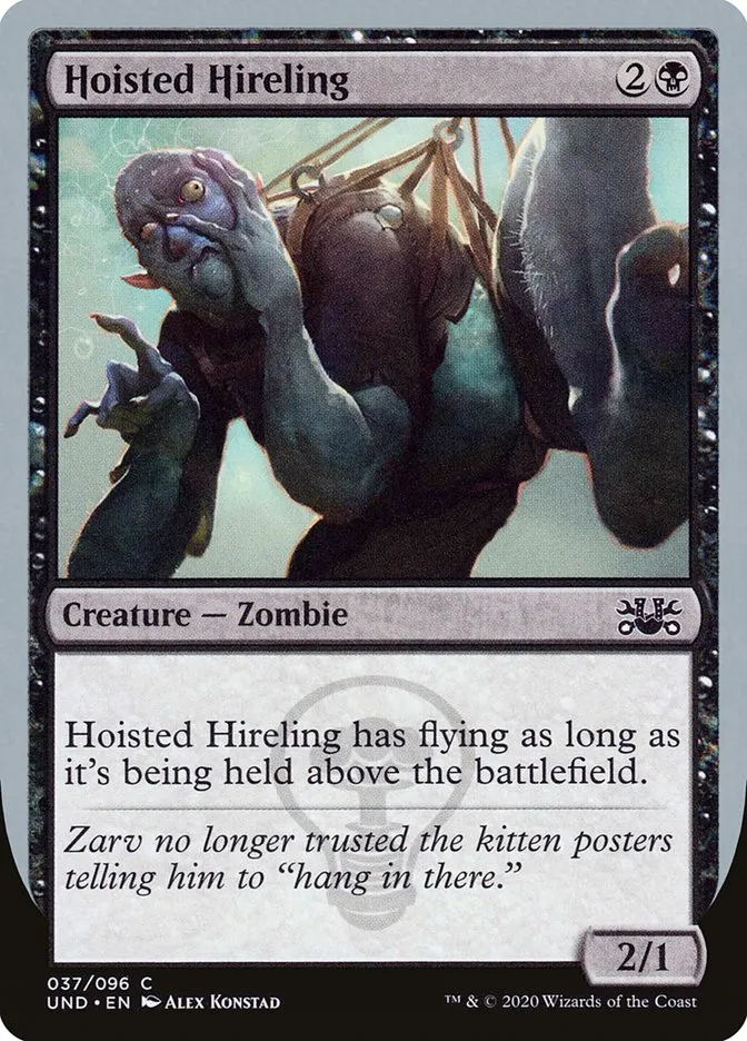 2020 Unsanctioned Hoisted Hireling common #37 common card image