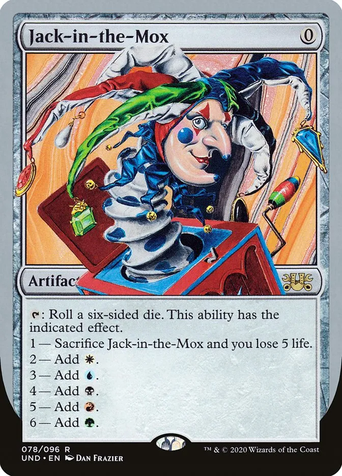 2020 Unsanctioned Jack-in-the-Mox #78 rare card image