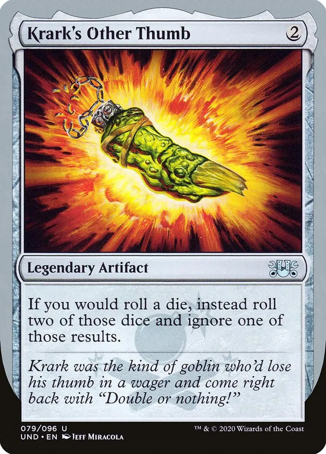 2020 Unsanctioned Krark's Other Thumb #79 uncommon card image