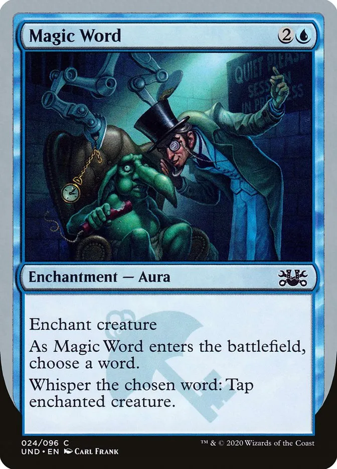 2020 Unsanctioned Magic Word common #24 common card image