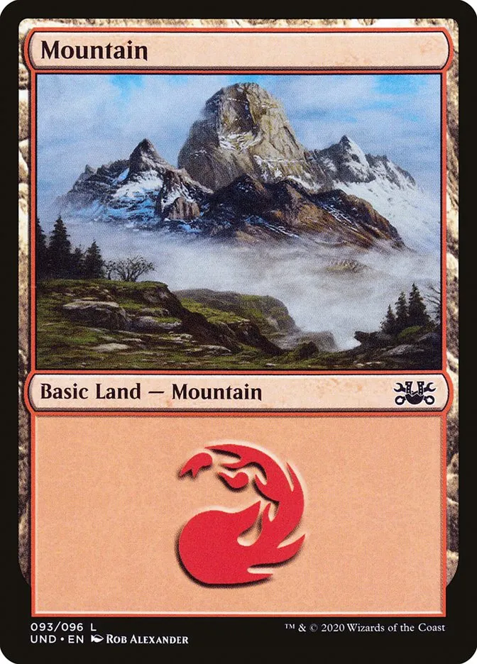 2020 Unsanctioned Mountain common #93 common card image