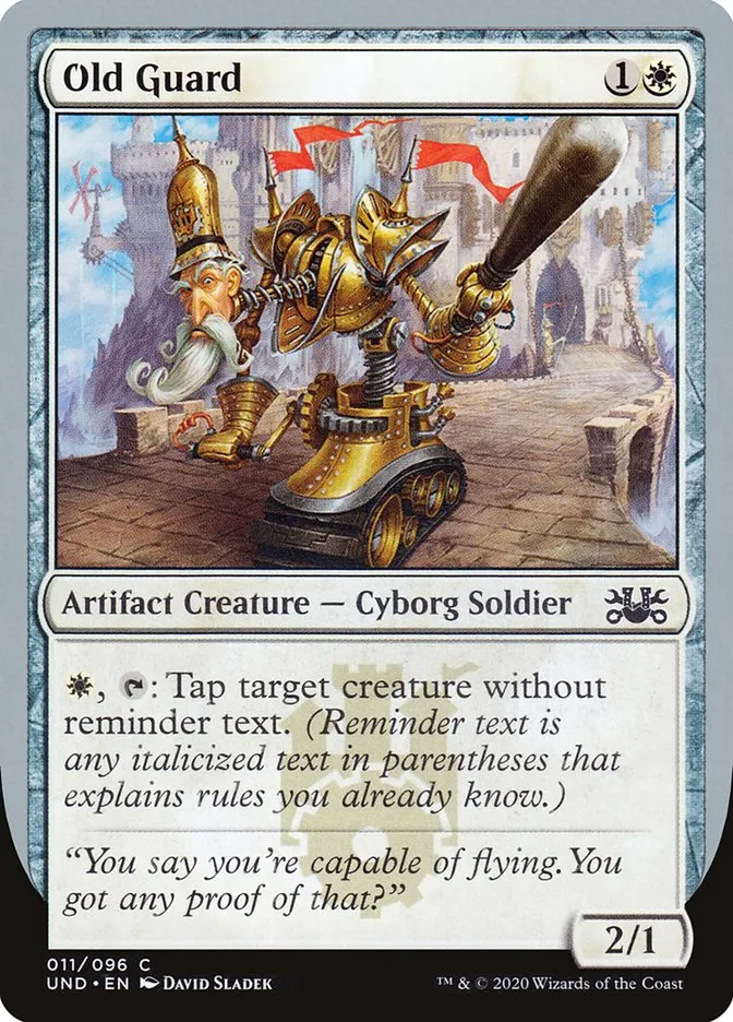 2020 Unsanctioned Old Guard common #11 common card image