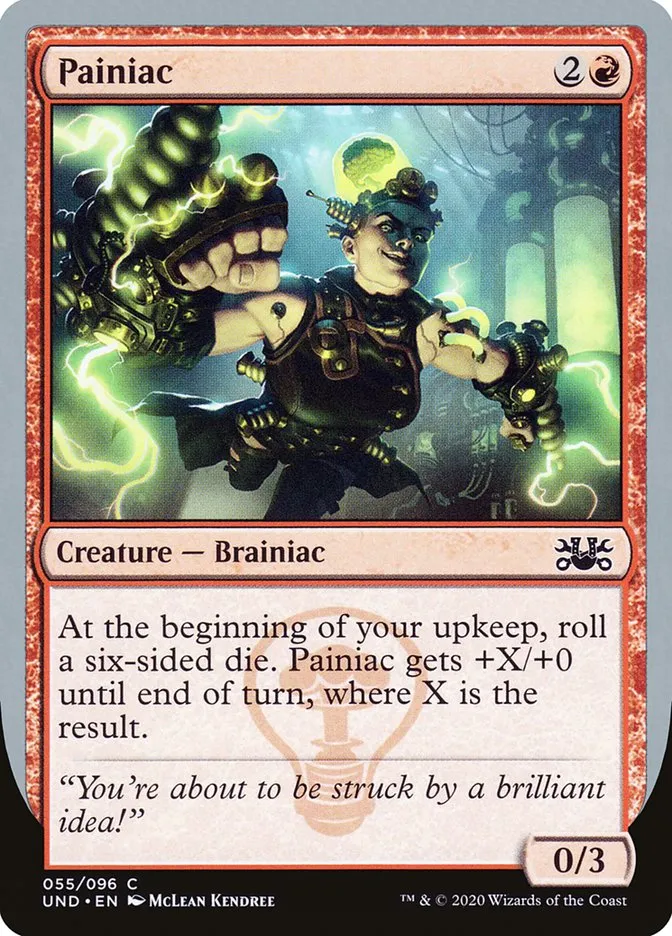 2020 Unsanctioned Painiac #55 common card image