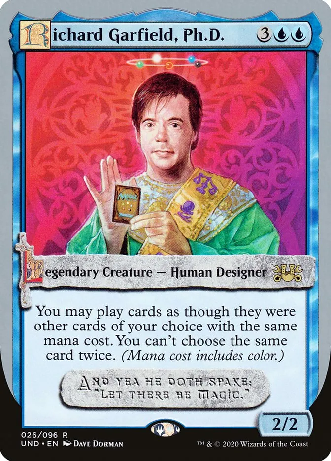 2020 Unsanctioned Richard Garfield, Ph.D. #26 rare card image