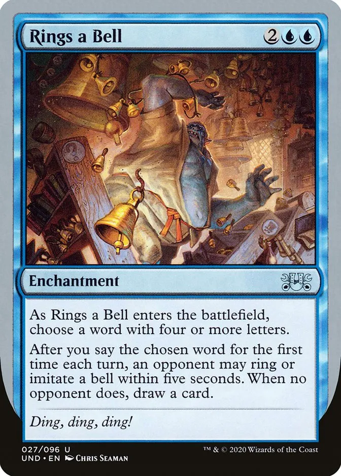2020 Unsanctioned Rings a Bell #27 uncommon card image