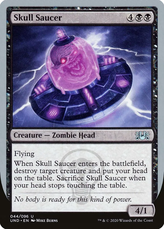 2020 Unsanctioned Skull Saucer #44 uncommon card image