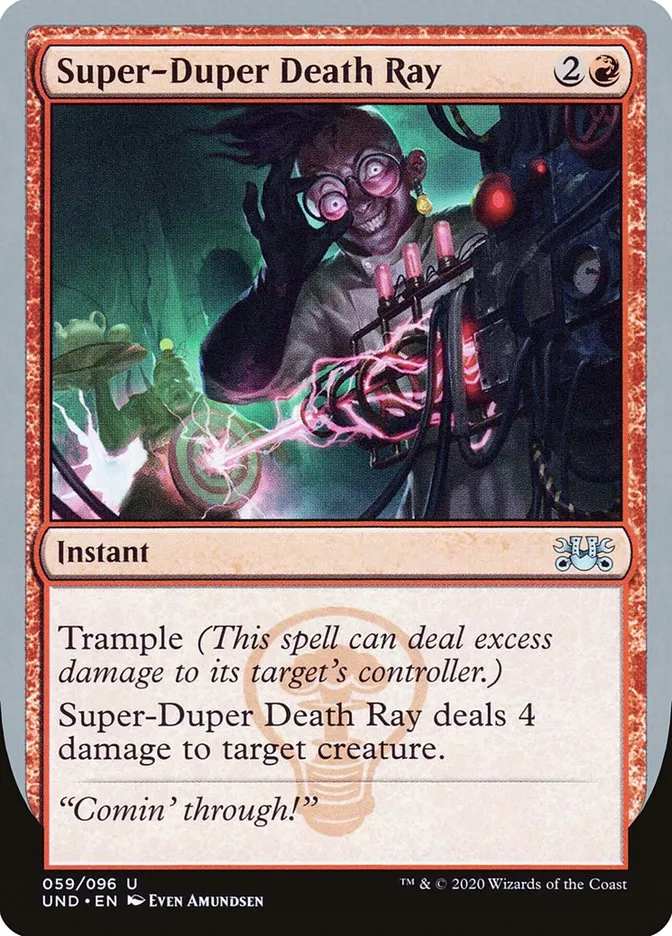 2020 Unsanctioned Super-Duper Death Ray #59 uncommon card image