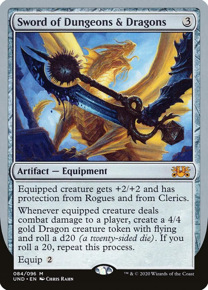 2020 Unsanctioned Sword of Dungeons & Dragons #84 mythic card image