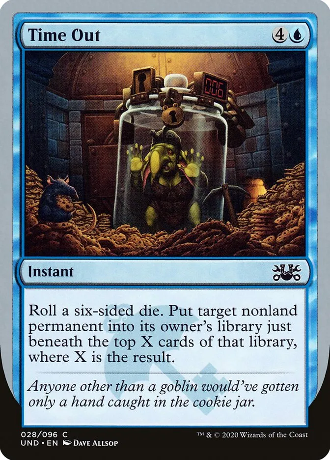 2020 Unsanctioned Time Out #28 common card image
