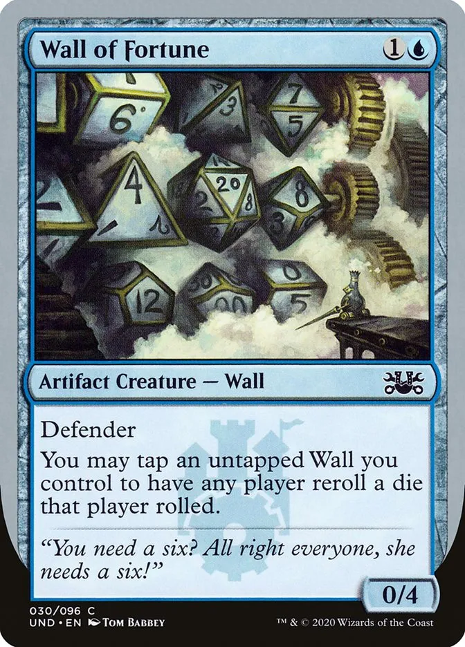 2020 Unsanctioned Wall of Fortune #30 common card image