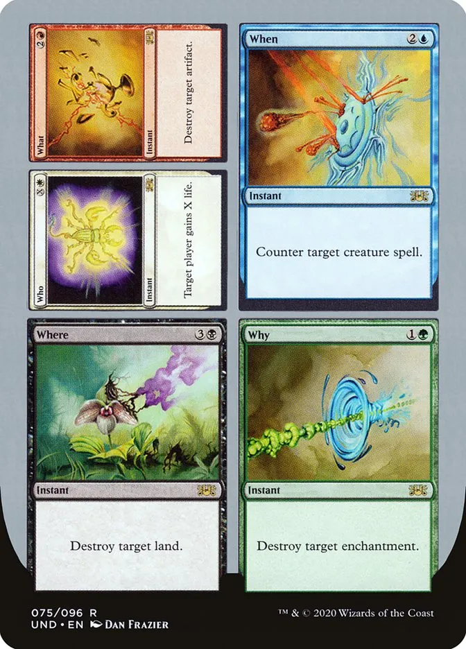 2020 Unsanctioned Who // What // When // Where // Why #75 rare card image