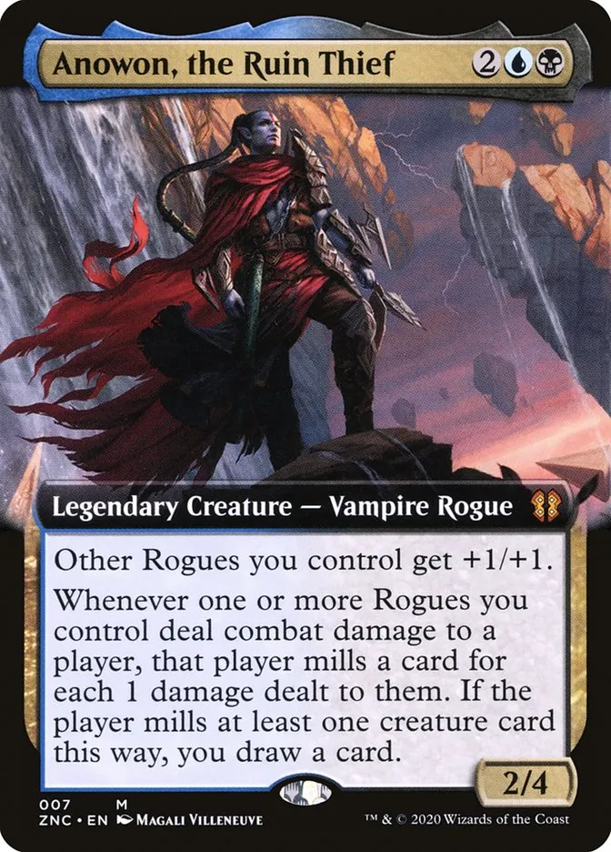 2020 Zendikar Rising Commander Anowon, the Ruin Thief mythic #7 mythic card image