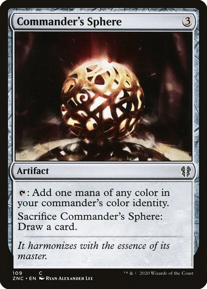 2020 Zendikar Rising Commander Commander's Sphere common #109 common card image