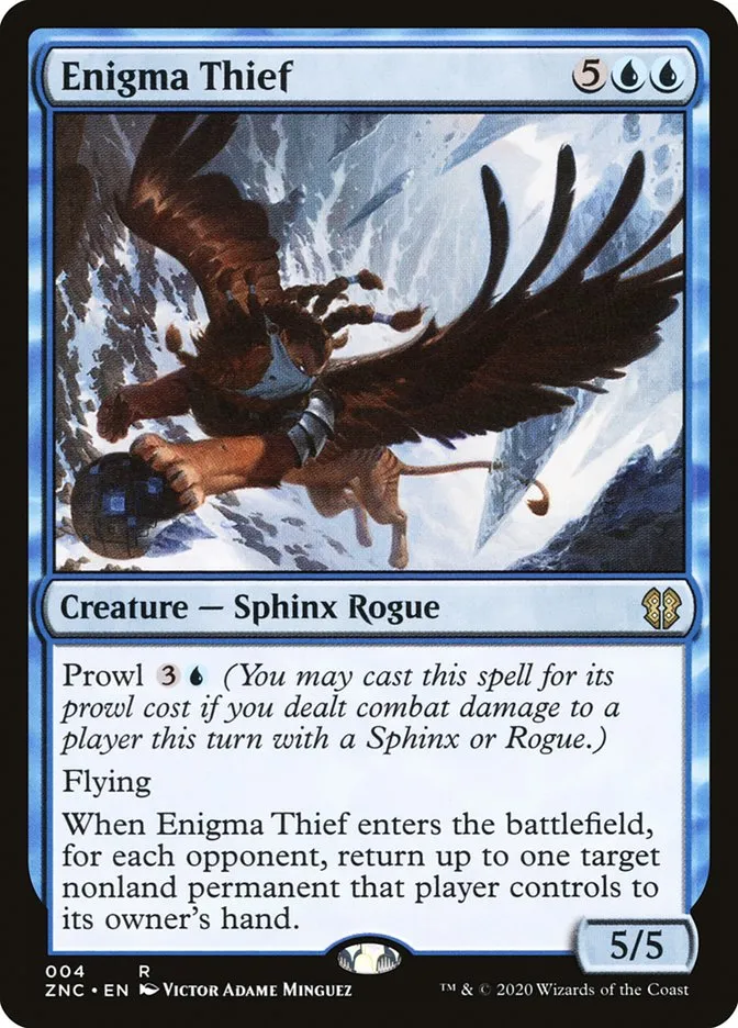 2020 Zendikar Rising Commander Enigma Thief rare #4 rare card image