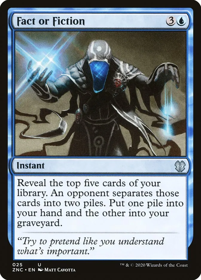 2020 Zendikar Rising Commander Fact or Fiction uncommon #25 uncommon card image