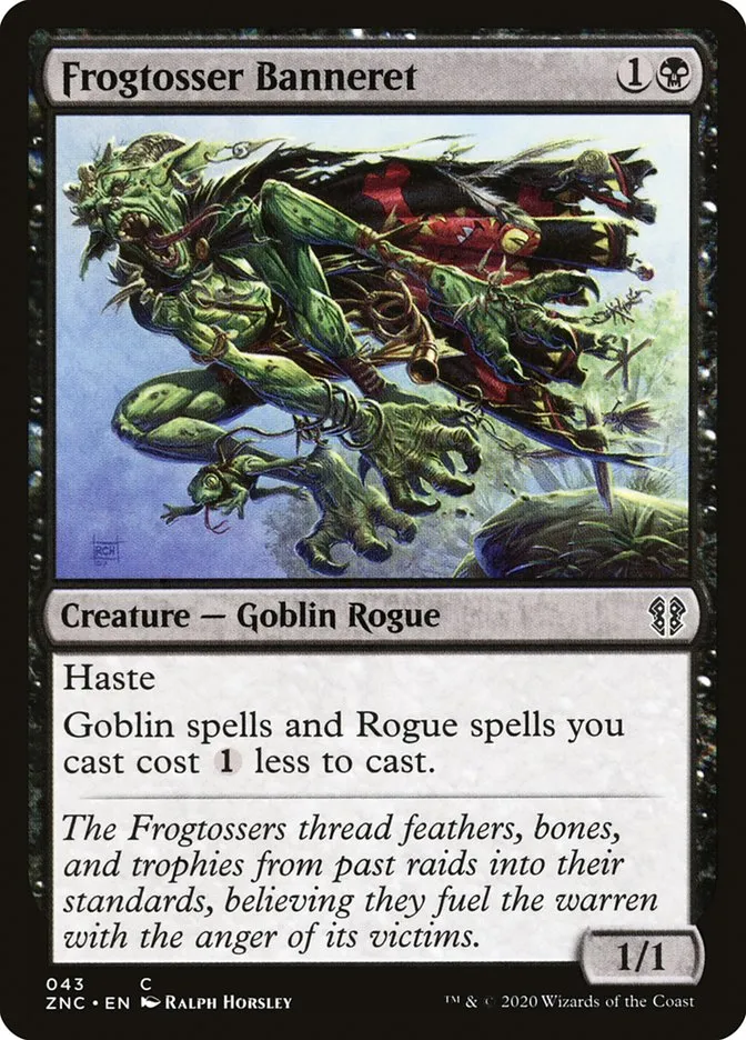 2020 Zendikar Rising Commander Frogtosser Banneret common #43 common card image