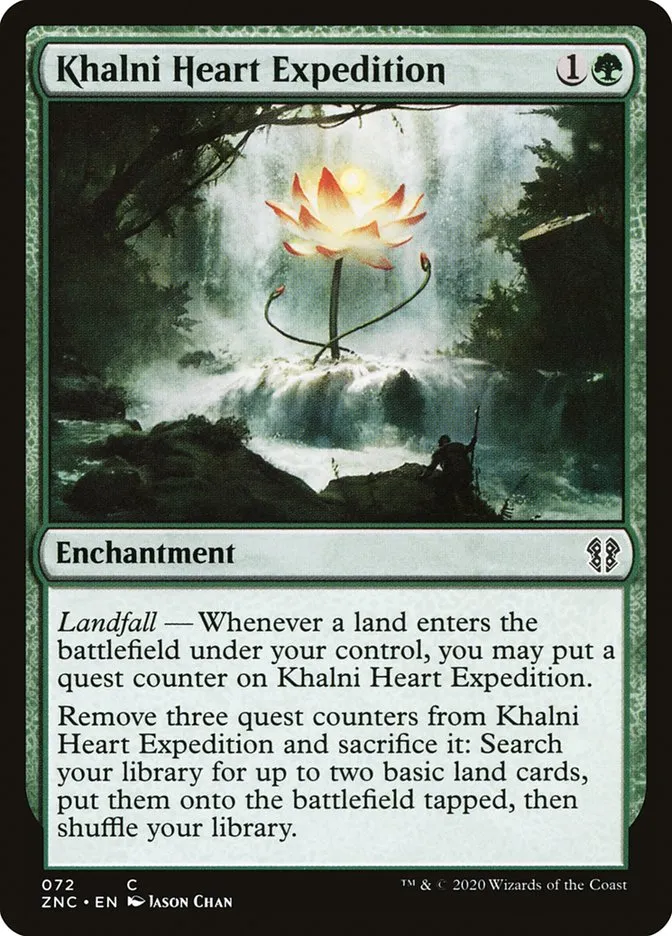 2020 Zendikar Rising Commander Khalni Heart Expedition common #72 common card image