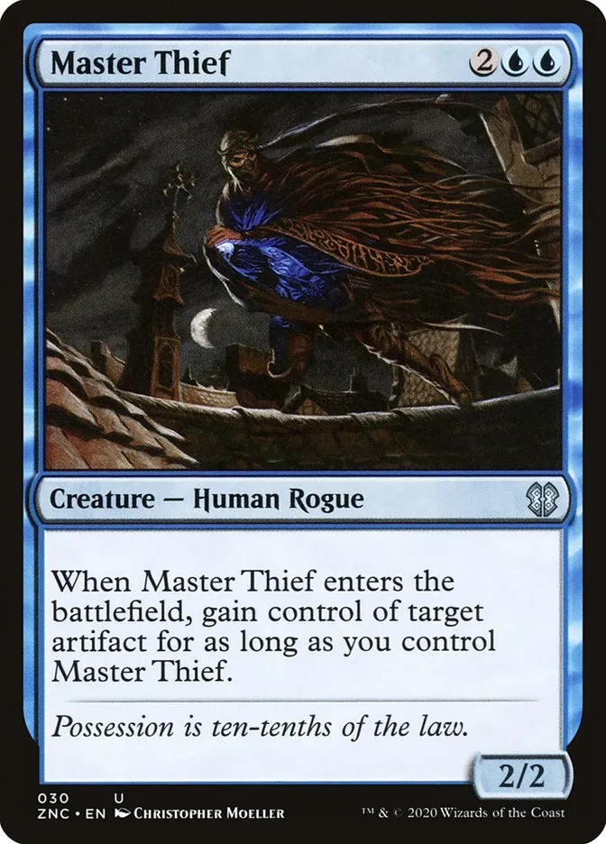 2020 Zendikar Rising Commander Master Thief uncommon #30 uncommon card image