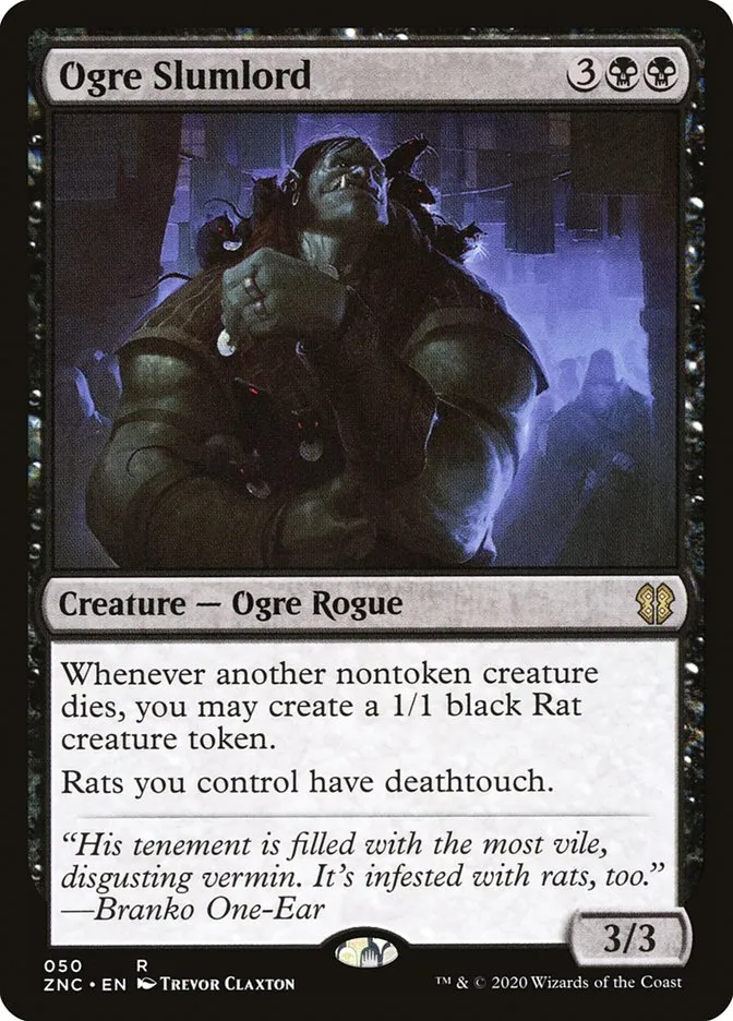 2020 Zendikar Rising Commander Ogre Slumlord rare #50 rare card image