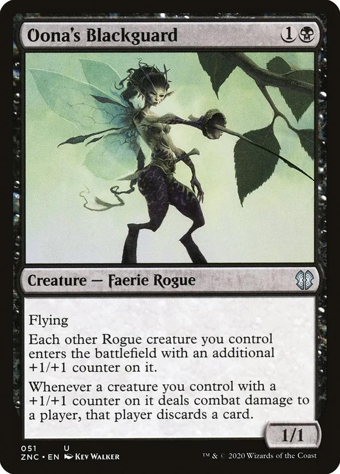 2020 Zendikar Rising Commander Oona's Blackguard uncommon #51 uncommon card image