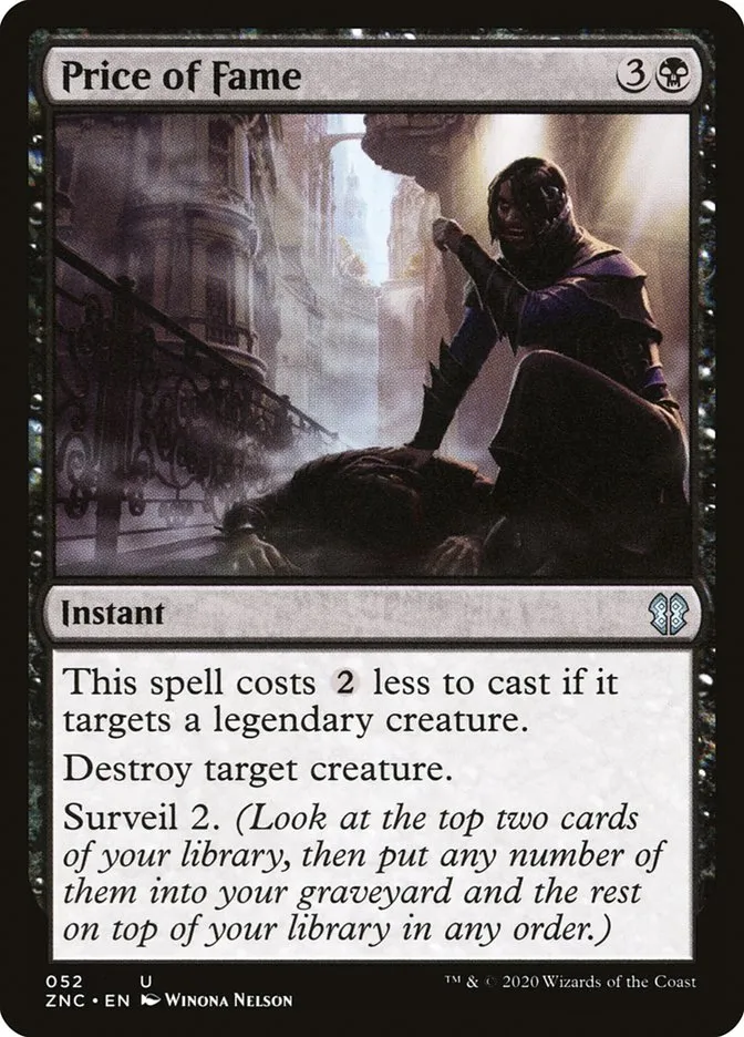 2020 Zendikar Rising Commander Price of Fame uncommon #52 uncommon card image
