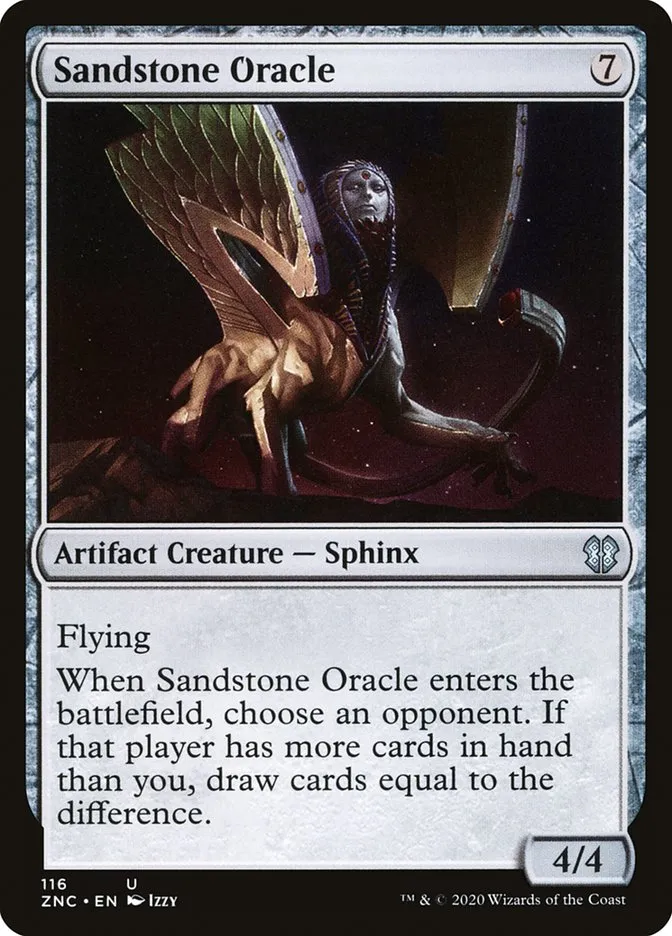 2020 Zendikar Rising Commander Sandstone Oracle uncommon #116 uncommon card image
