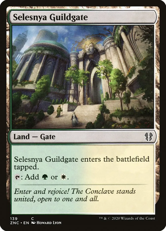 2020 Zendikar Rising Commander Selesnya Guildgate common #139 common card image