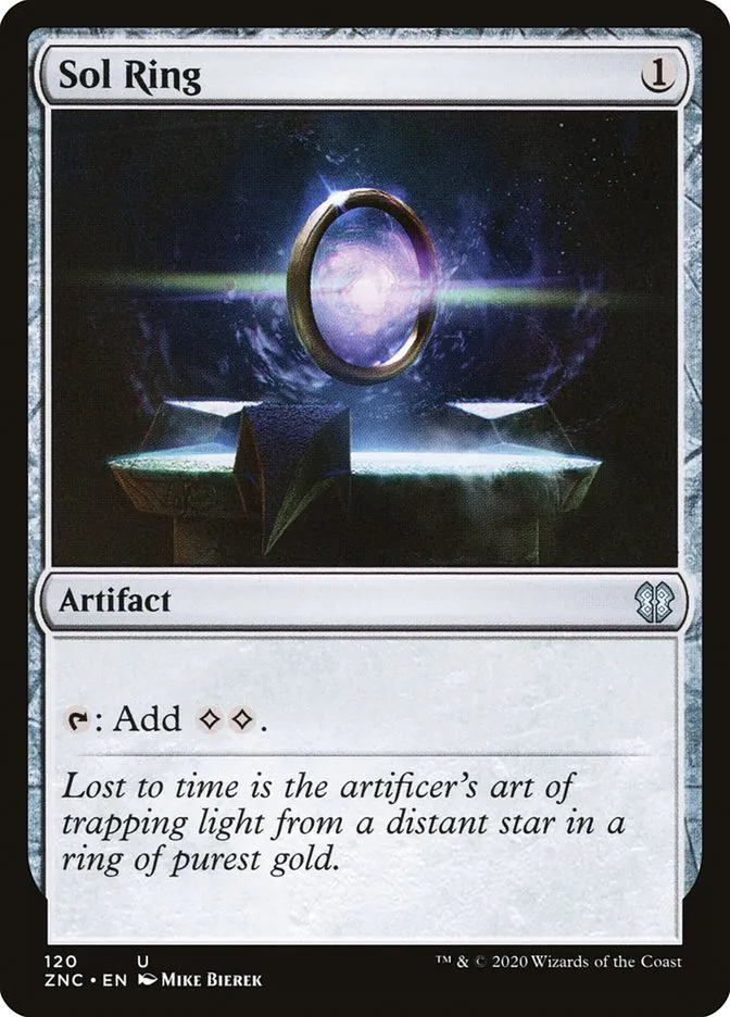 2020 Zendikar Rising Commander Sol Ring uncommon #120 uncommon card image