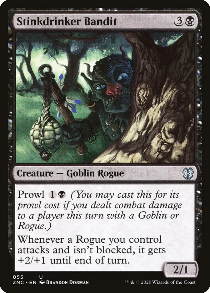 2020 Zendikar Rising Commander Stinkdrinker Bandit uncommon #55 uncommon card image