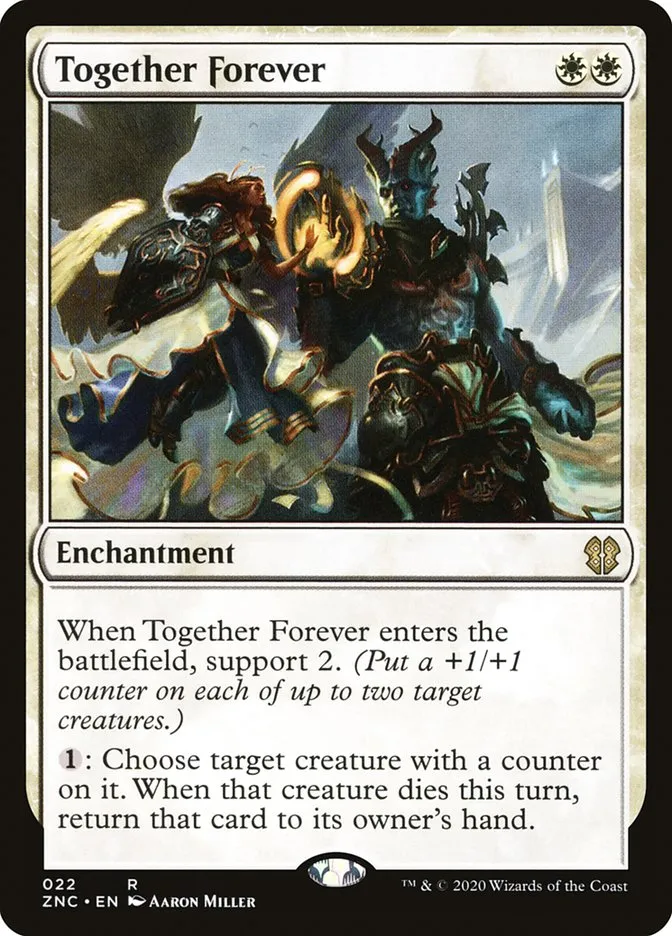 2020 Zendikar Rising Commander Together Forever rare #22 rare card image