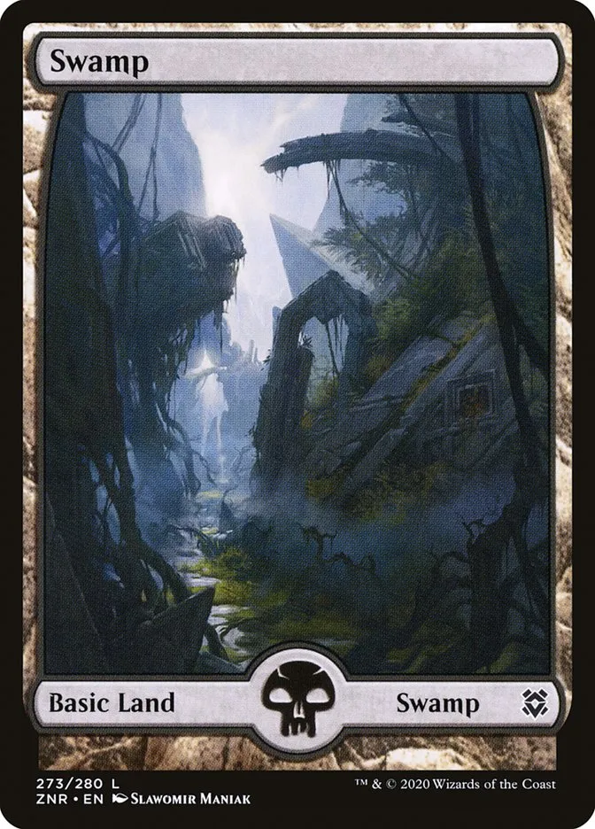 2020 Zendikar Rising Swamp #273 common card image
