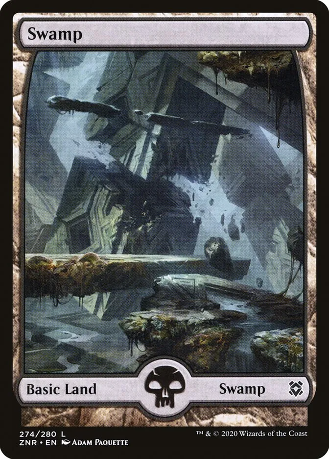 2020 Zendikar Rising Swamp #274 common card image