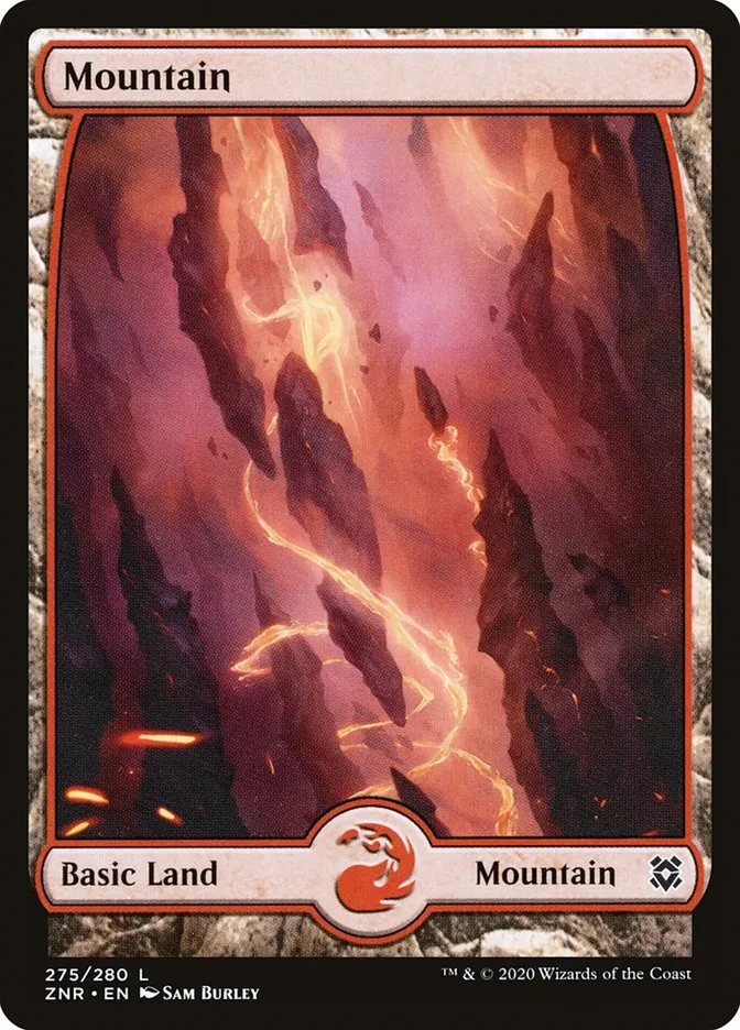 2020 Zendikar Rising Mountain common #275 common card image