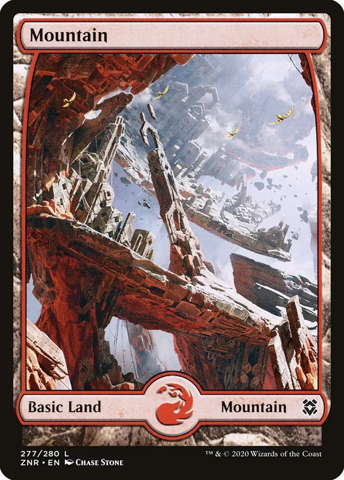 2020 Zendikar Rising Mountain common #277 common card image