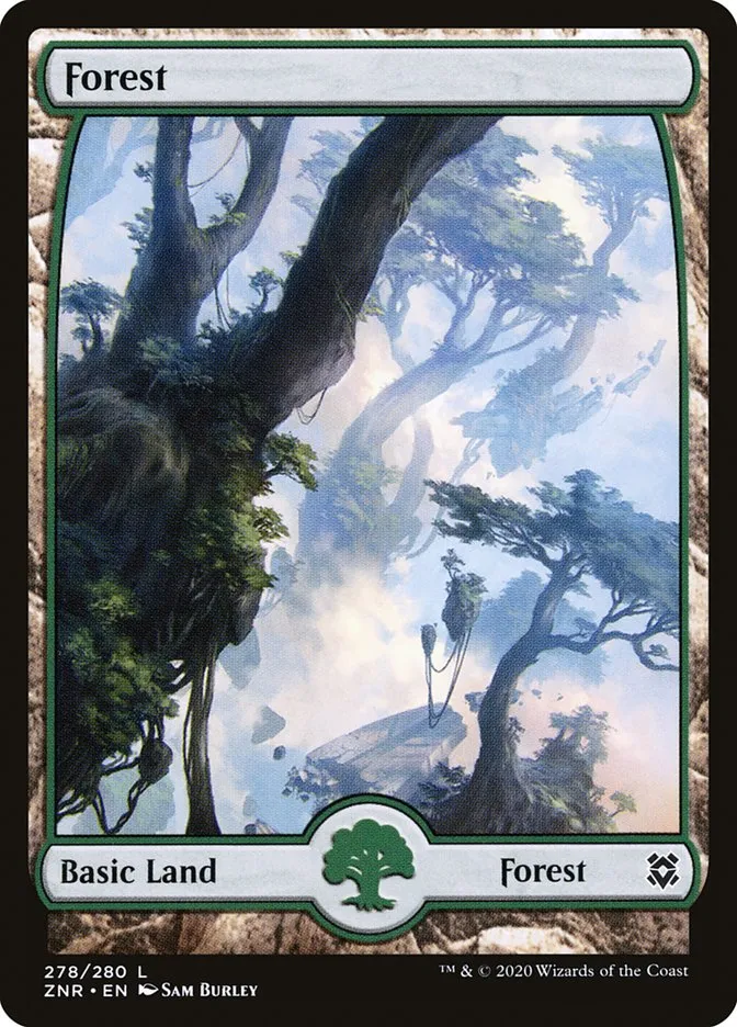 2020 Zendikar Rising Forest #278 common card image