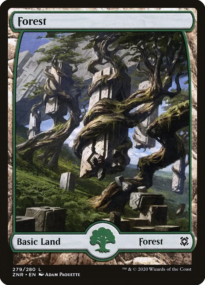 2020 Zendikar Rising Forest common #279 common card image