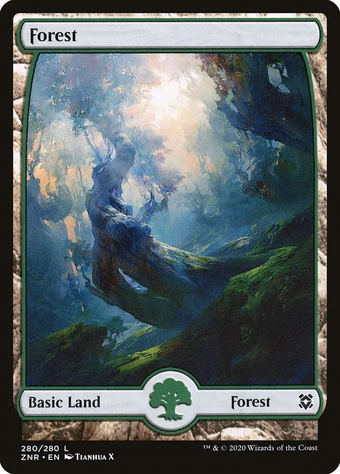 2020 Zendikar Rising Forest common #280 common card image
