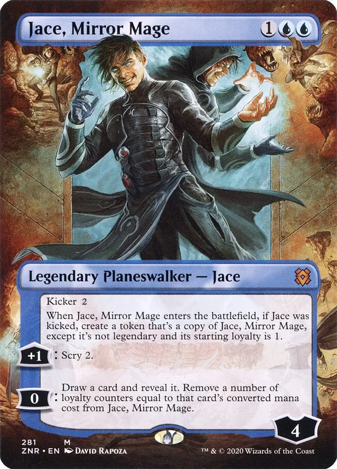 2020 Zendikar Rising Jace, Mirror Mage #281 mythic card image