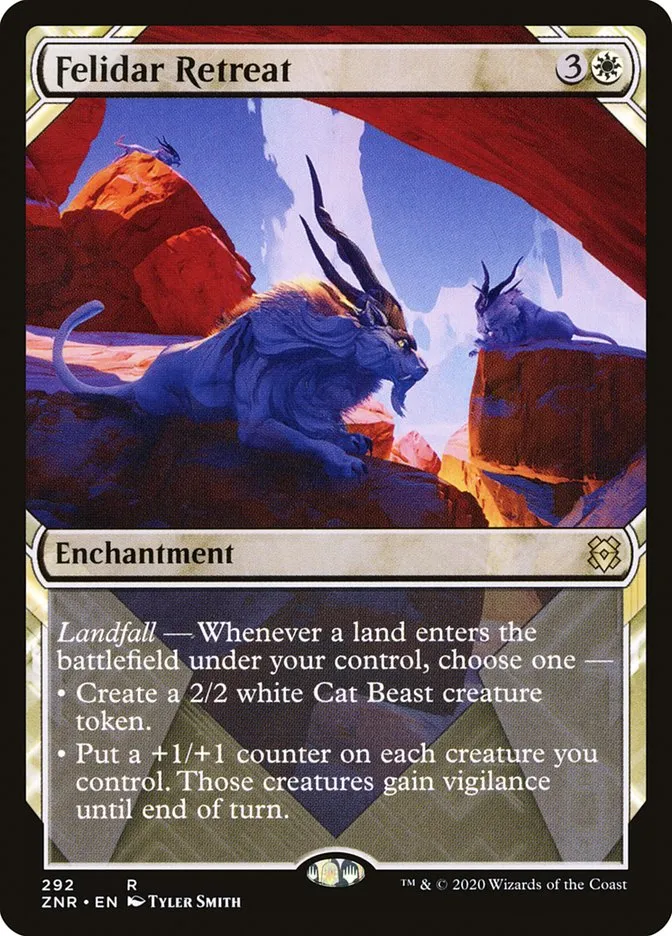 2020 Zendikar Rising Felidar Retreat rare #292 rare card image