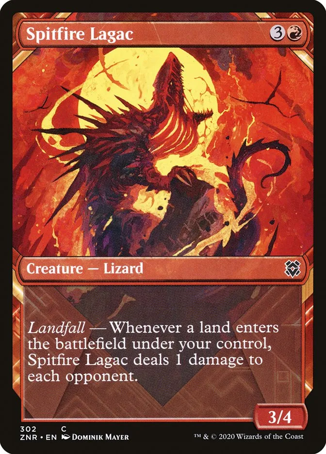 2020 Zendikar Rising Spitfire Lagac common #302 common card image