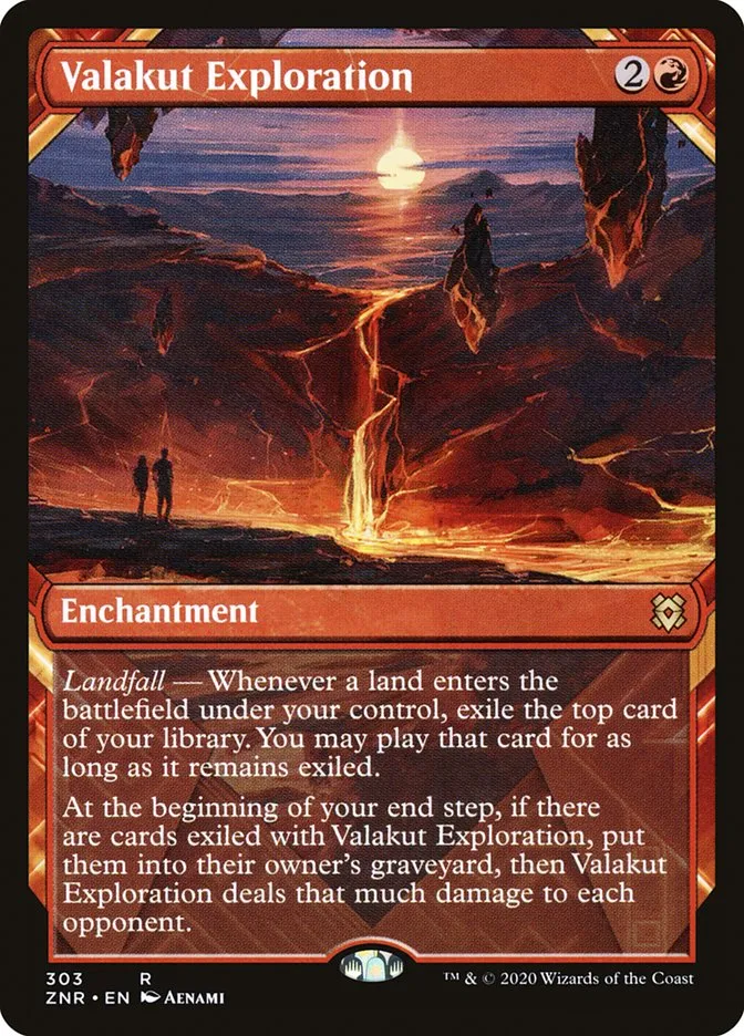 2020 Zendikar Rising Valakut Exploration rare #303 rare card image
