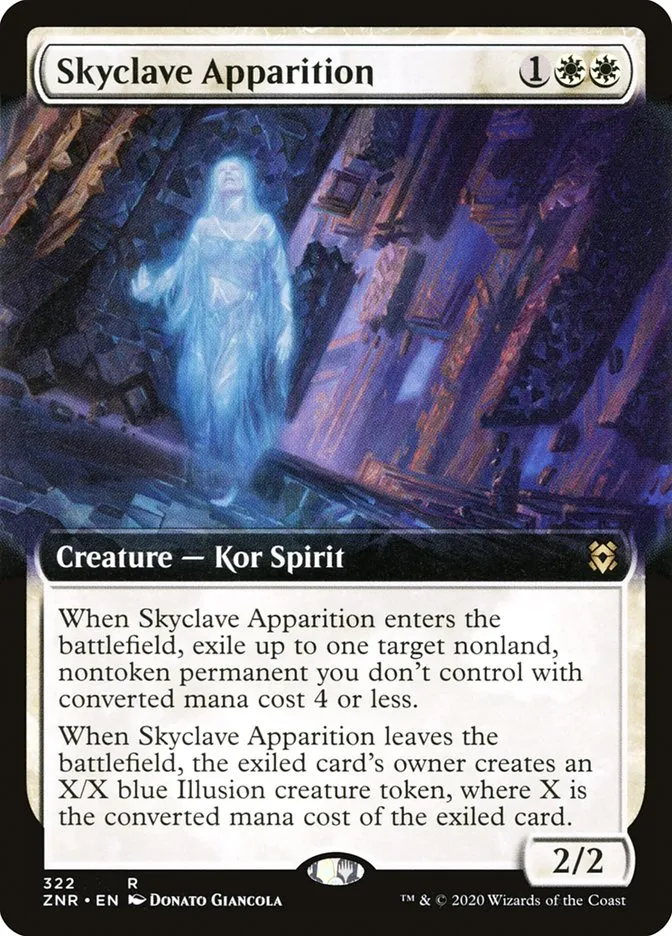 2020 Zendikar Rising Skyclave Apparition rare #322 rare card image