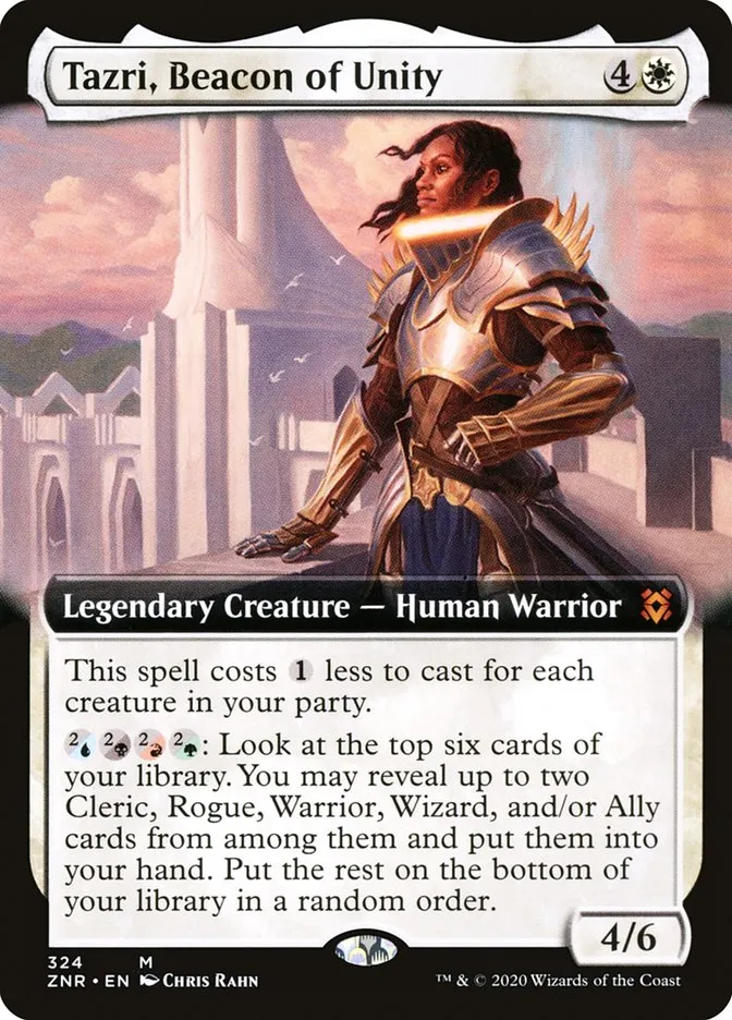 2020 Zendikar Rising Tazri, Beacon of Unity mythic #324 mythic card image