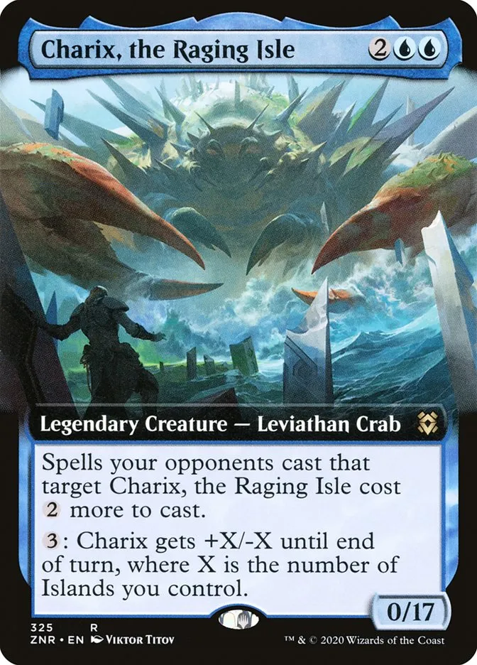 2020 Zendikar Rising Charix, the Raging Isle rare #325 rare card image